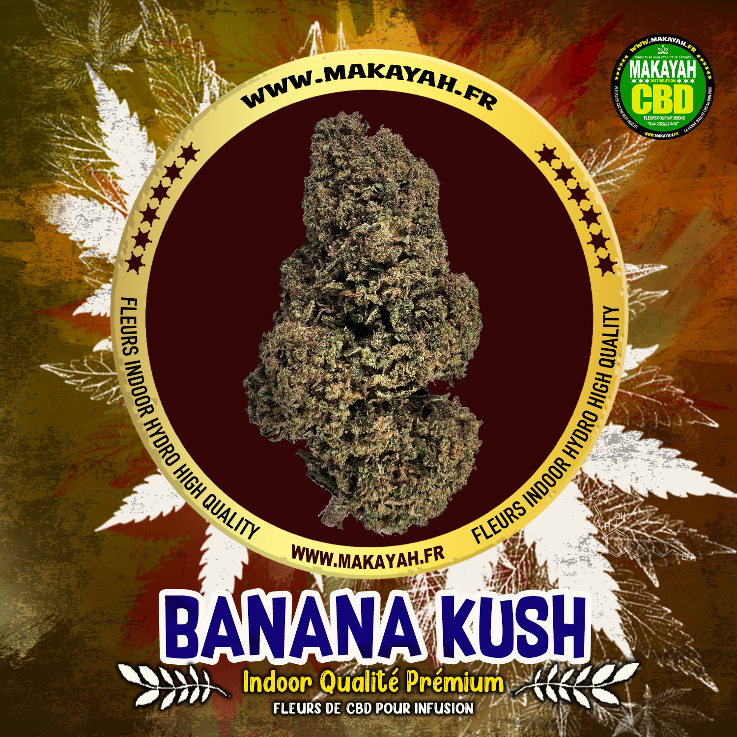 BANANA KUSH indoor Qualité Prémium *****  1,75€/g au. lieu de 2,50€/g