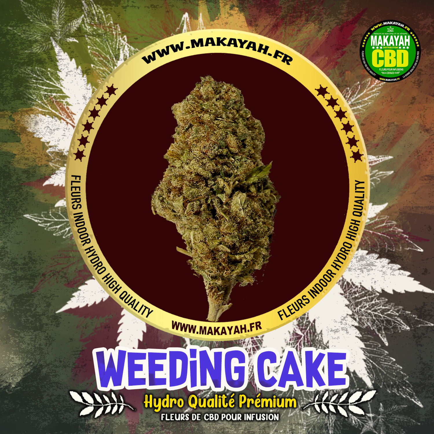 WEEDING CAKE hydro Qualité Prémium ***** 2,24€/g au lieu de 3,20€/g
