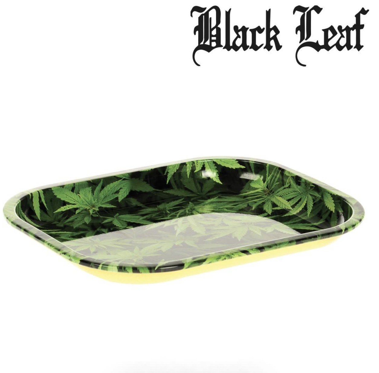 PLATEAU METAL BLACK FEUILLE CBD – Image 3