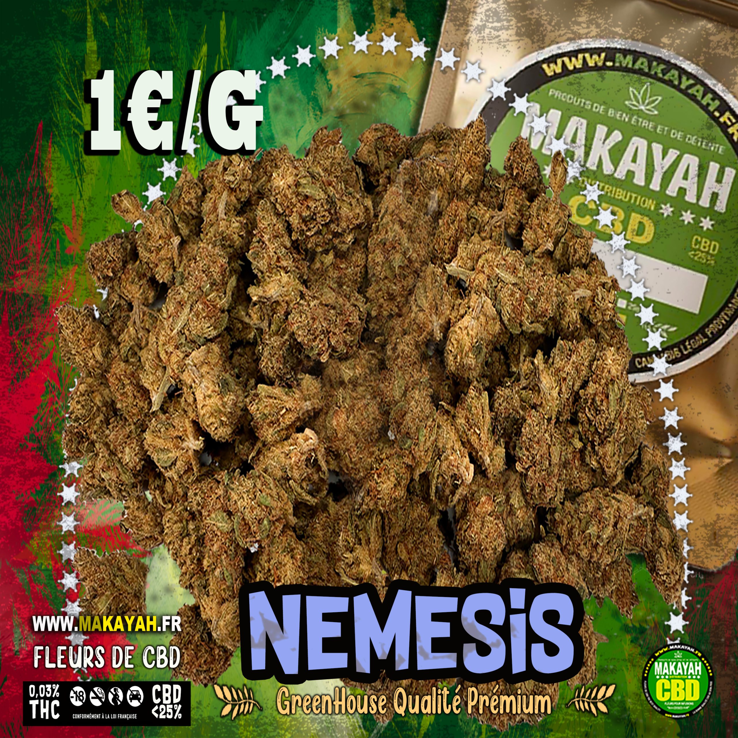 NEMESIS GreenHouse Qualité Premium Naturel France ***** 1€