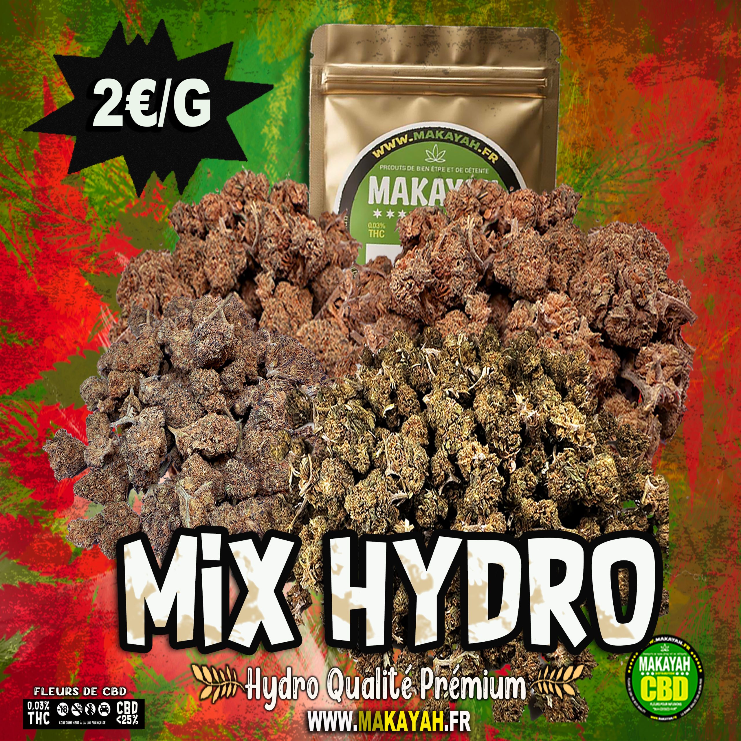 MIX STRAIN Hydro Qualité Premium ***** 2€
