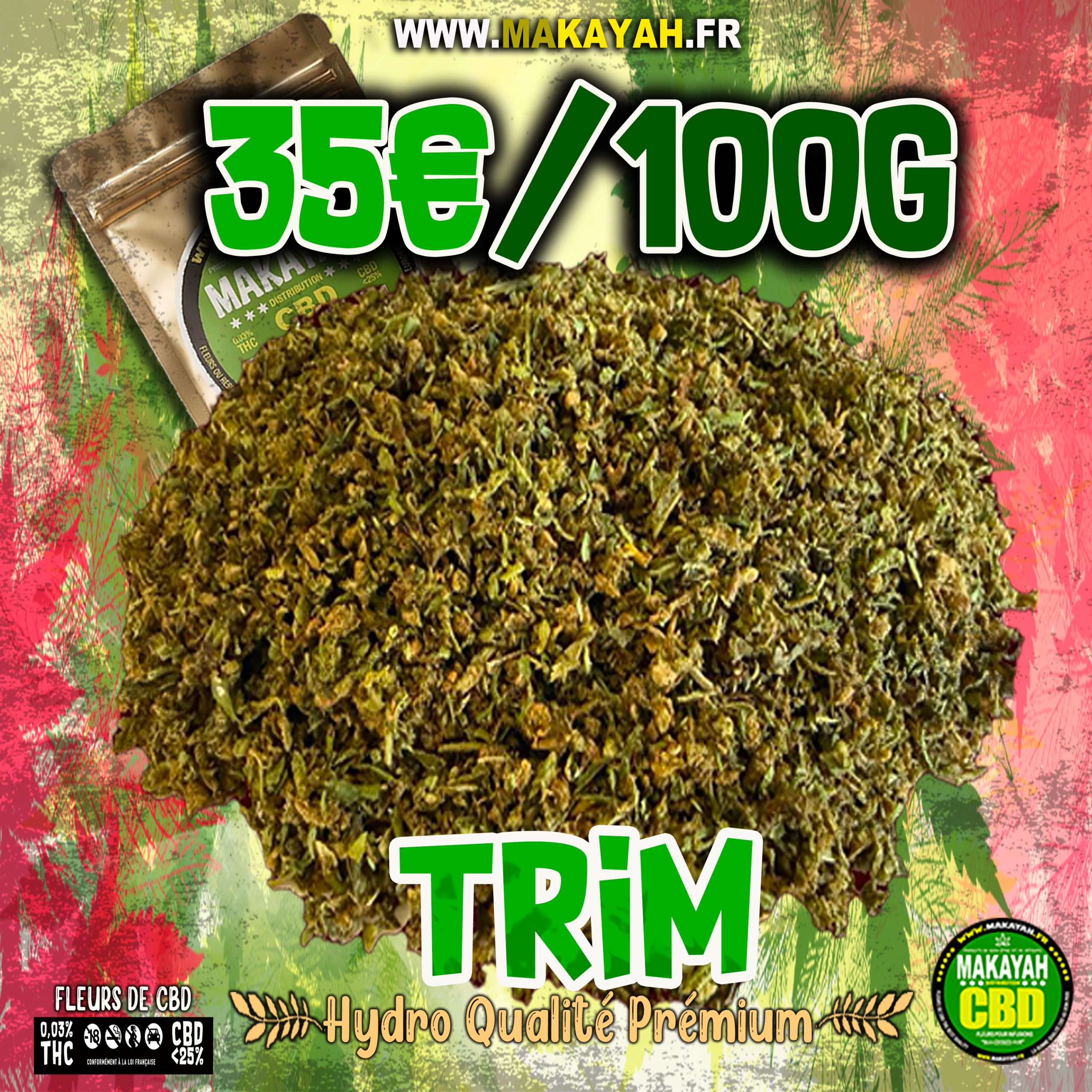 TRIM Hydro Qualité Prémium 35€/100g